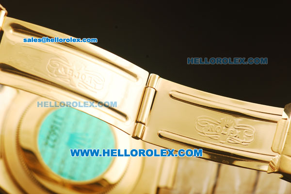Rolex Yacht-Master Automatic Movement Full Gold with White Dial - Click Image to Close